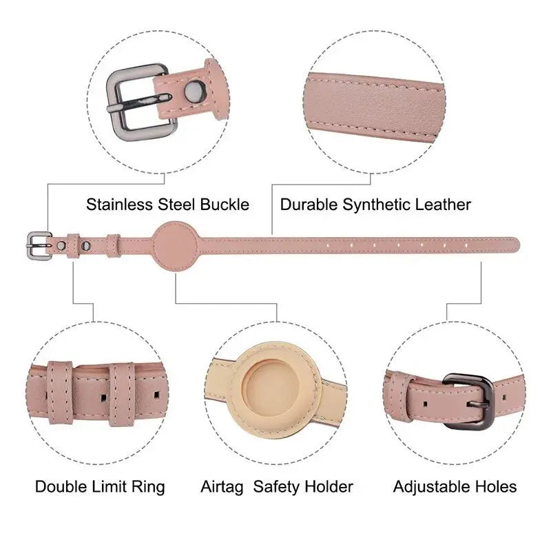 New Pet Cat Collar Safety Anti-Lost Removable Pet Positioning Tracking Collar AirTag Dog Collar Outdoors Walking Pet Supplies - Annie Paw WearCollar & LeashAnniePaw Wear