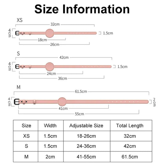 New Pet Cat Collar Safety Anti-Lost Removable Pet Positioning Tracking Collar AirTag Dog Collar Outdoors Walking Pet Supplies - Annie Paw WearCollar & LeashAnniePaw Wear