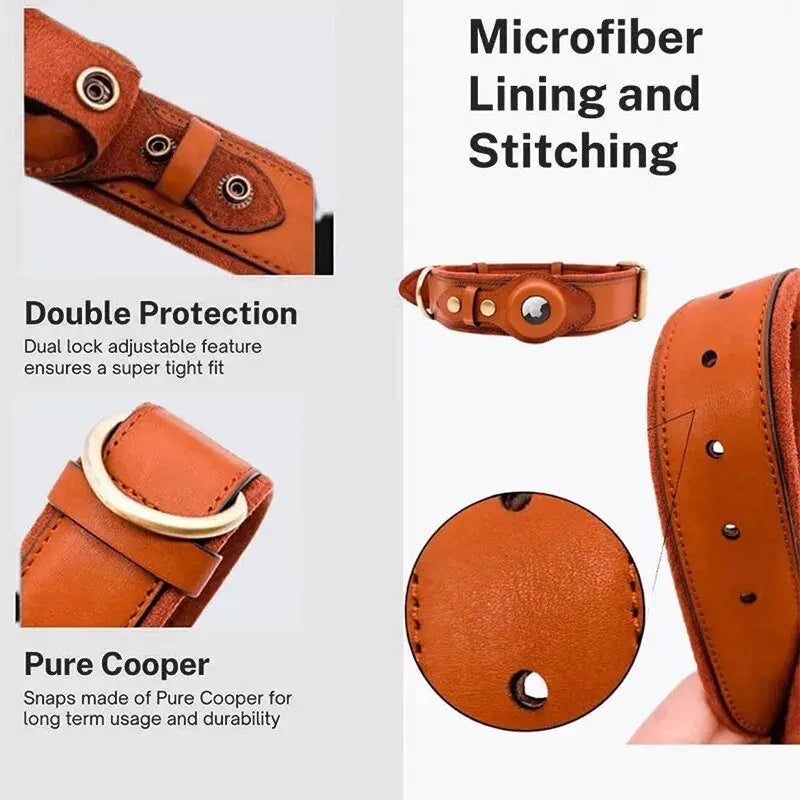 New Removable Locating Pet Collar AirTag Collar Anti-Lost Dog Tracker Protective Case Dog Collar Outdoors Walking Pet Supplies - Annie Paw WearCollar & LeashAnniePaw Wear