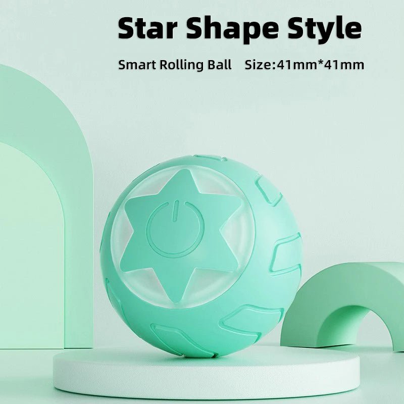 Pet Automatic Rolling Cat Toy Training Self-propelled Kitten Toy Indoor Interactive Play Electric Smart Cat Ball Toy Supplies - Annie Paw WeartoyAnnie Paw Wear