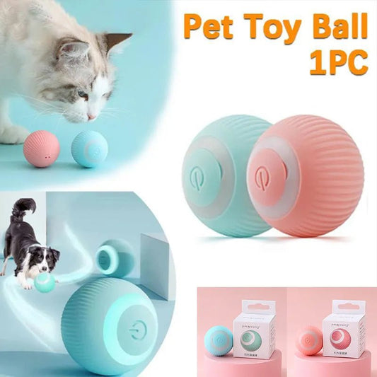 Pet Automatic Rolling Cat Toy Training Self-propelled Kitten Toy Indoor Interactive Play Electric Smart Cat Ball Toy Supplies - Annie Paw WeartoyAnnie Paw Wear