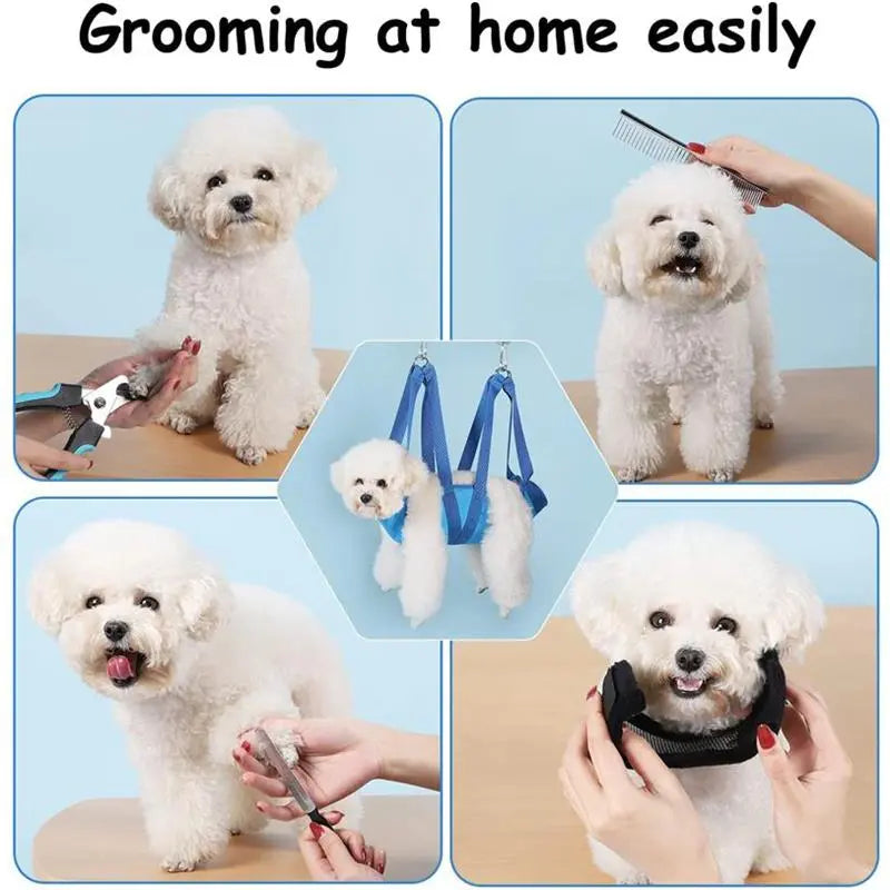 Anniepaw Pet Grooming Hammock for Cats and Dogs: Nail Clip Helper Bag AnniePaw Wear