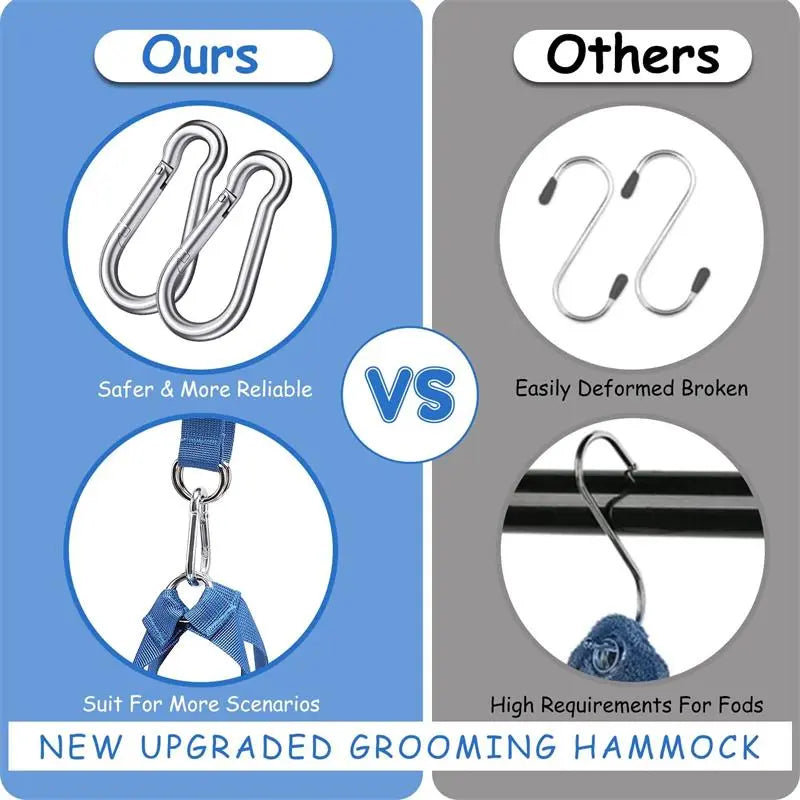 Anniepaw Pet Grooming Hammock for Cats and Dogs: Nail Clip Helper Bag AnniePaw Wear