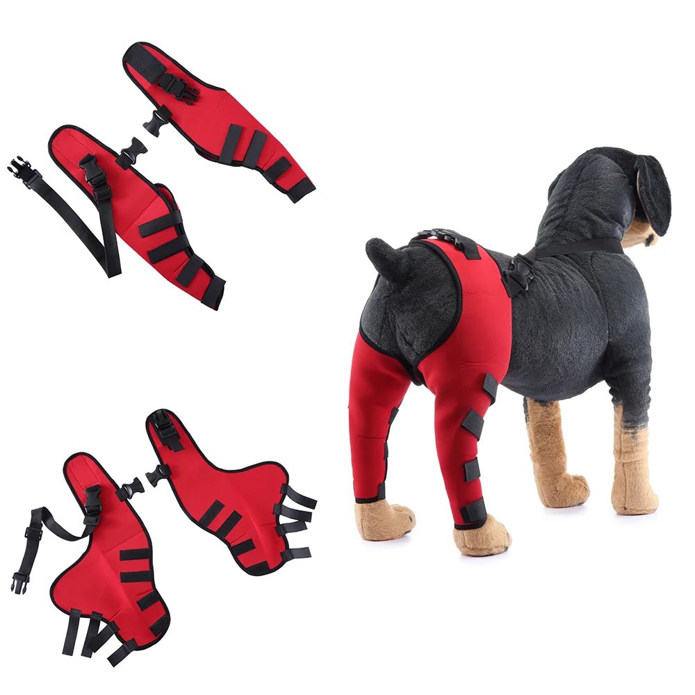 AnniePaw Adjustable Dog Knee Brace for Hock Recovery Bandage Wrap AnniePaw Wear