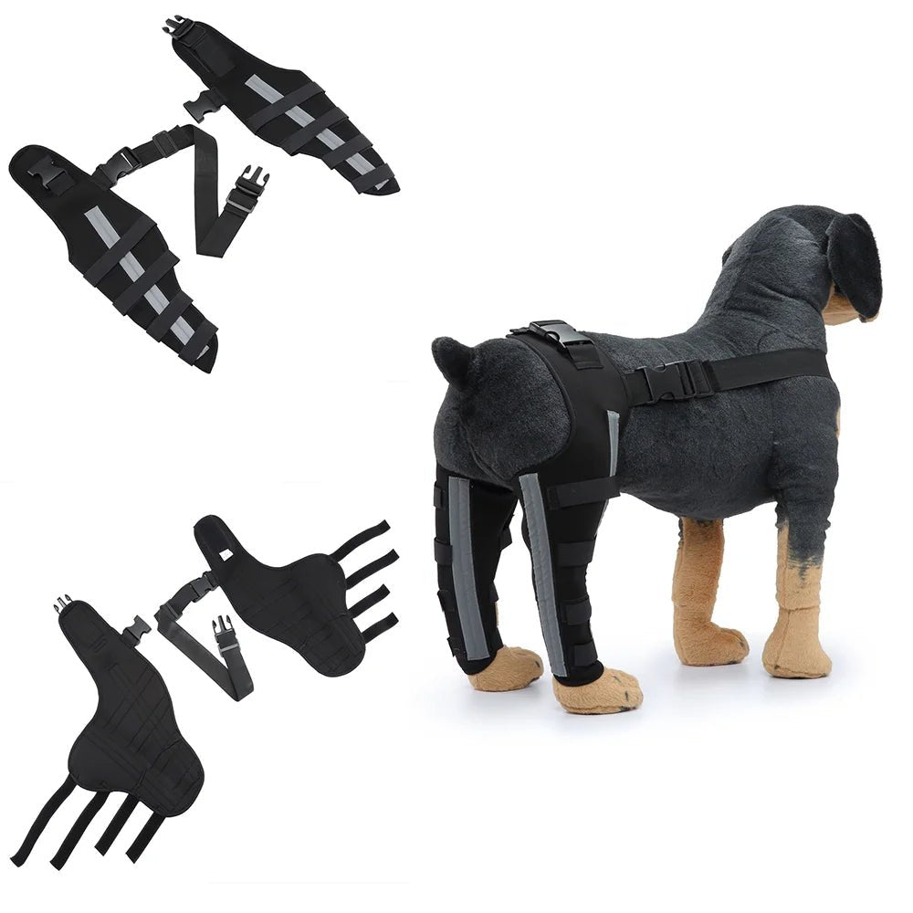 AnniePaw Adjustable Dog Knee Brace for Hock Recovery Bandage Wrap AnniePaw Wear