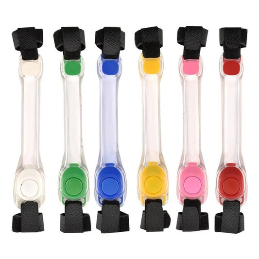 Anniepaw  Multi-function Traction Rope Luminous Collar Strap Button Batteries LED Dog Collar For Anti-Lost/Avoid Car Accident AnniePaw Wear