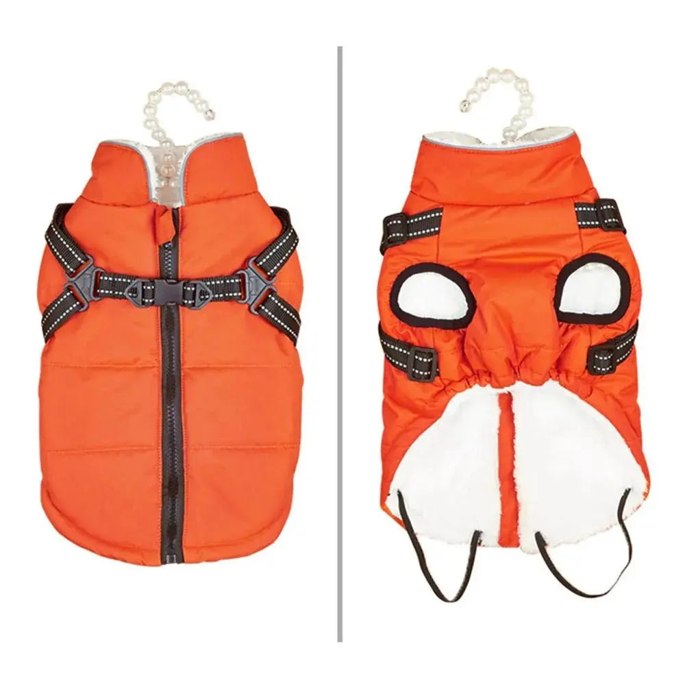 Anniepaw Polar Pup Panache Reflective Padded Harness Coat AnniePaw Wear