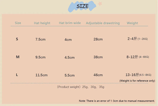 Anniepaw Popular Pet Peaked Cap - Exquisite Dog Sun Visor Maimen Hat AnniePaw Wear