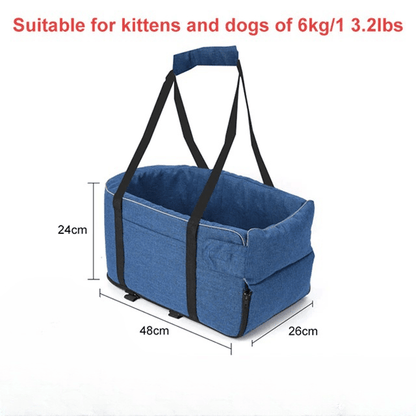 Anniepaw Portable Car Safety Dog Bed for Small Dogs Central Control