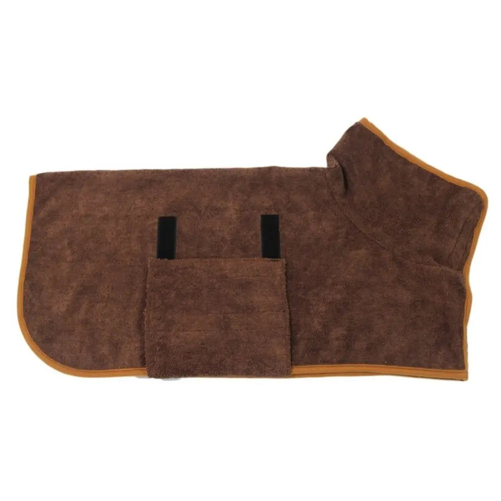 Anniepaw Quick-Drying Dog Bathrobe: Microfiber Absorbent Towel Coat for Dogs & Cats of All Sizes AnniePaw Wear