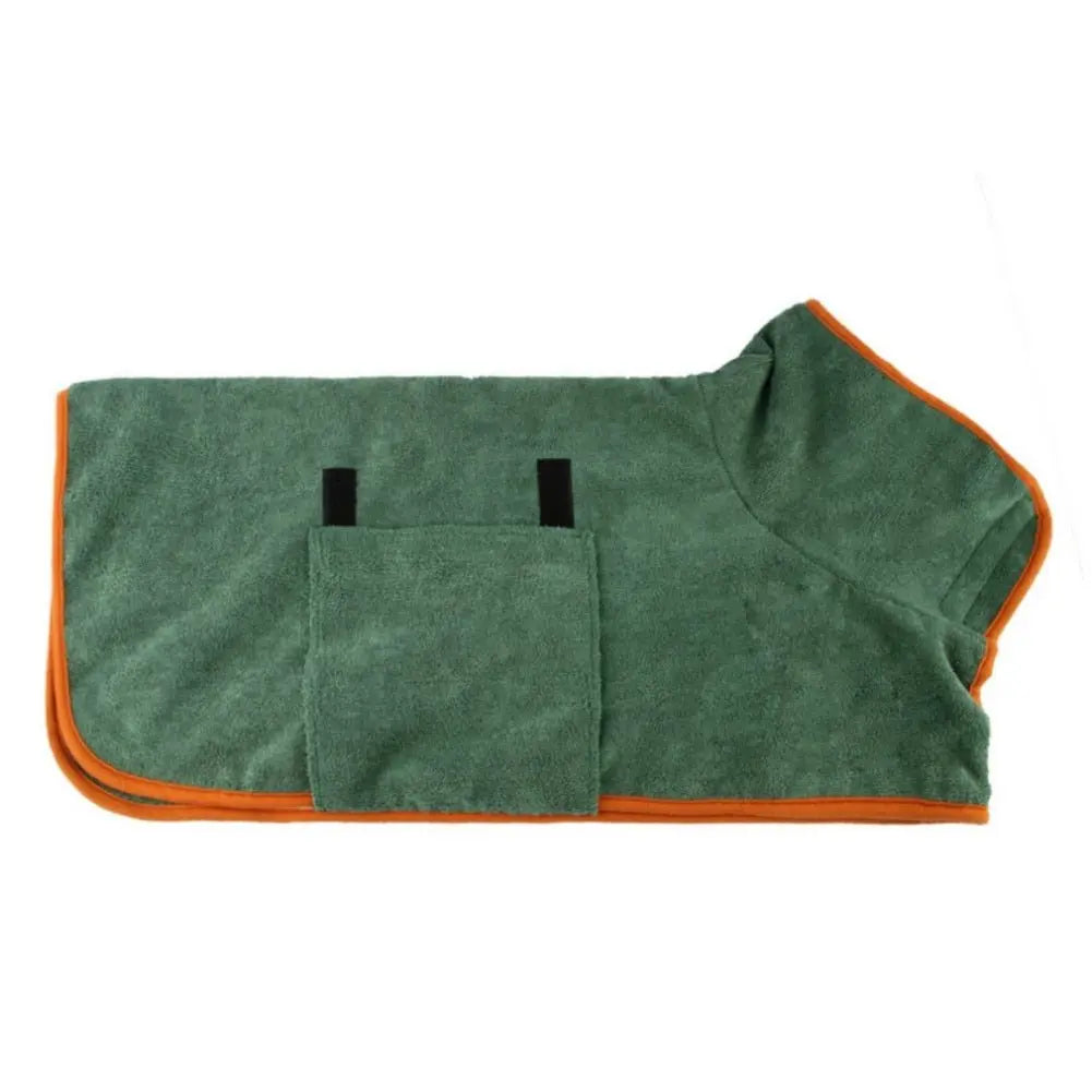 Anniepaw Quick-Drying Dog Bathrobe: Microfiber Absorbent Towel Coat for Dogs & Cats of All Sizes AnniePaw Wear