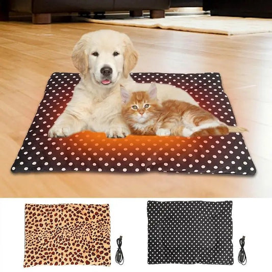 Pet Heating Pad Large Electric Heating Pad For Dogs And Cats Indoor Adjustable Warming Mat 3 Heat Setting Washable Heating Pad
