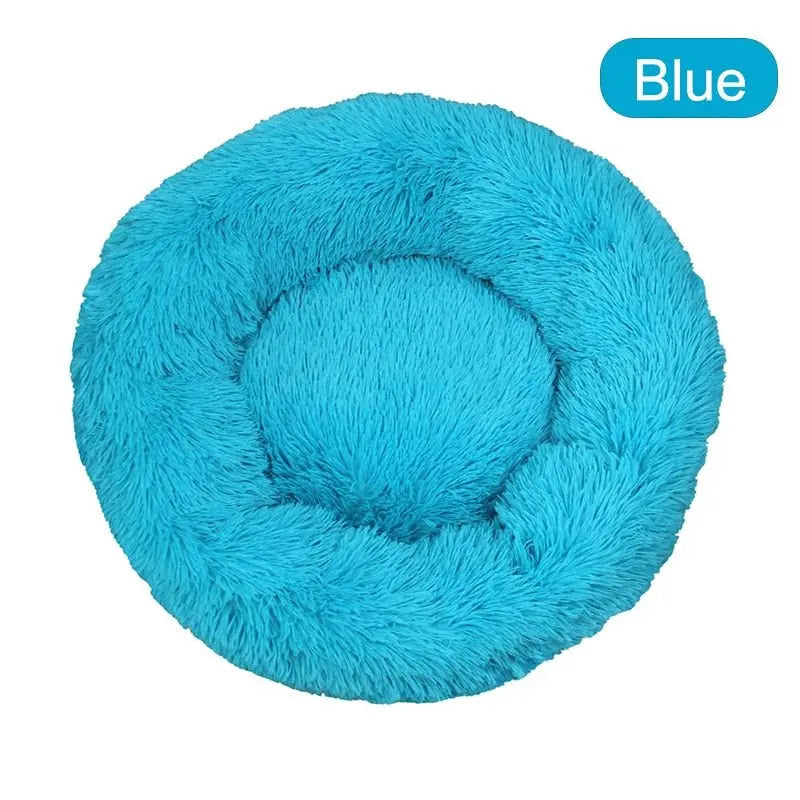 Anniepaw Round Plush Dog Bed Fluffy Sofa for Small to Large Dogs Cat Winter Warm Puppy Cushion AnniePaw Wear