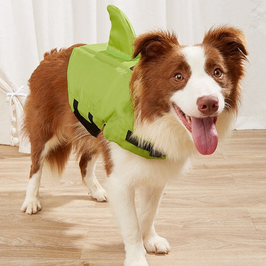 Shark Dog Life Vest: Summer Swimwear Jacket for Small, Medium, and Large Dogs - Annie Paw WearOutdoor WearAnniePaw Wear