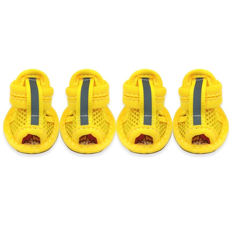 Summer Dog Shoes anti-hot Breathable Mesh Puppy Dog Shoes For Small Dogs Cats Cute Anti-Slip Pug Sandals - Annie Paw WearShoes &Boots &SocksAnniePaw Wear