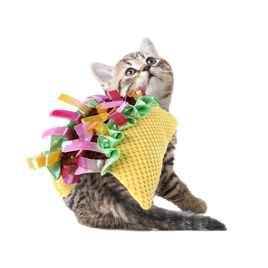 Taco Halloween Pet Costume: Funny Dog & Kitten Cosplay Apparel with Photo Props - Annie Paw WearcostumesAnniePaw Wear