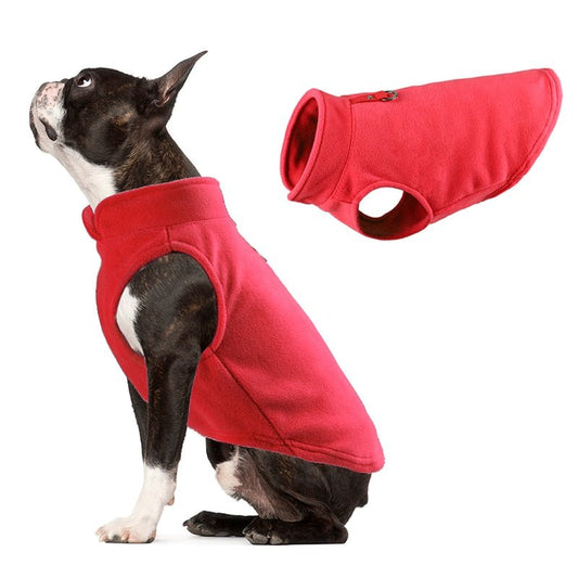Winter Fleece Dog Jacket for Small Dogs Chihuahua Yorkie French Bulldog Pug Kitten - Annie Paw WearWinter OutwearAnniePaw Wear