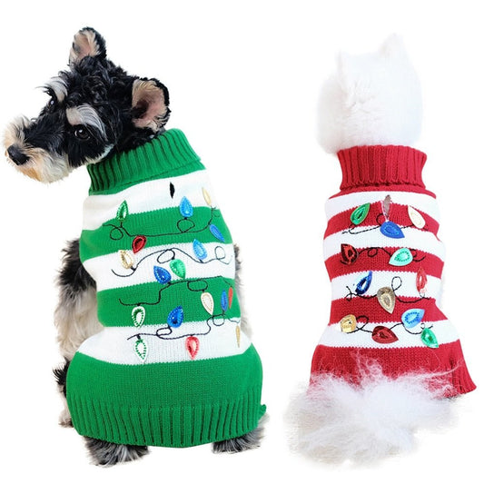 Winter Warm Dog Sweater Soft Woolly Coat for Small Dogs Chihuahua Puppy Cat Vest Jacket - Annie Paw WearWinter OutwearAnniePaw Wear