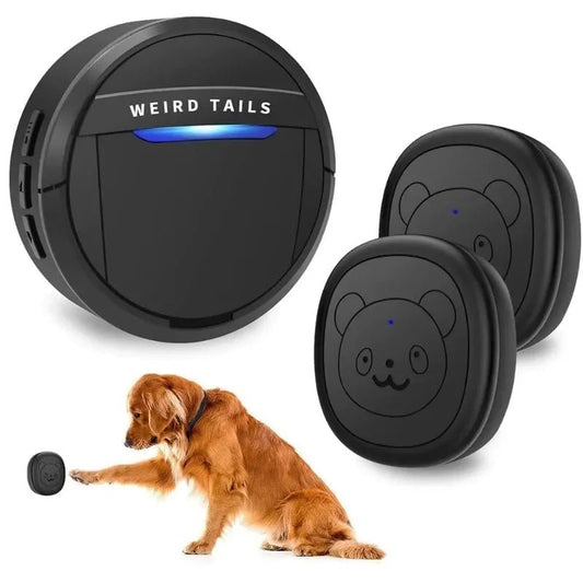 Wireless Doorbell, Dog Bells for Training, Waterproof Doorbell Chime,55 Melodies 5 Volume Levels LED Flash - Annie Paw WearaccessaryAnnie Paw Wear