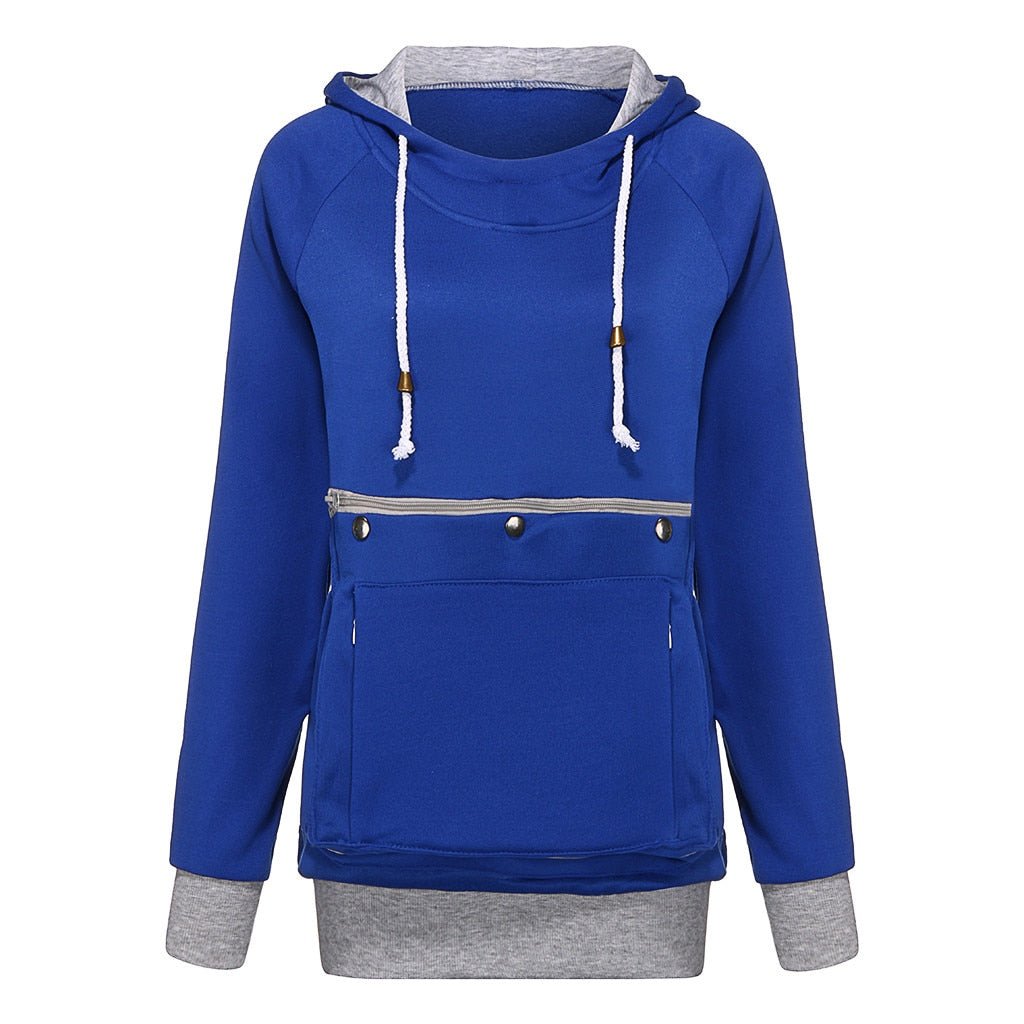 Women/Men's Cozy Kangaroo Pouch Hoodie - Comfy Dog Pullover with Cuddle Pocket - Annie Paw WearOutdoor AccessaryAnniePaw Wear