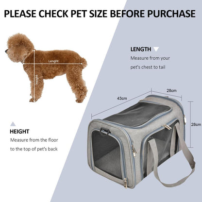 Anniepaw Airline Approved Soft Side Dog Carrier Backpack for Small Pets