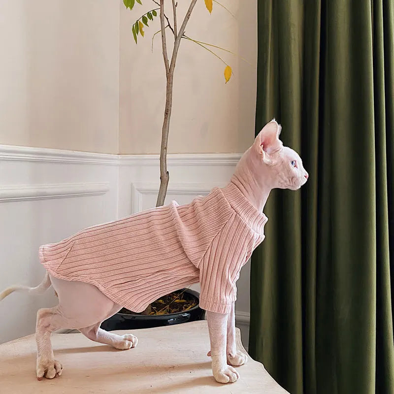 Anniepaw Hairless Cat Winter Cotton Outfit Sphinx Clothes