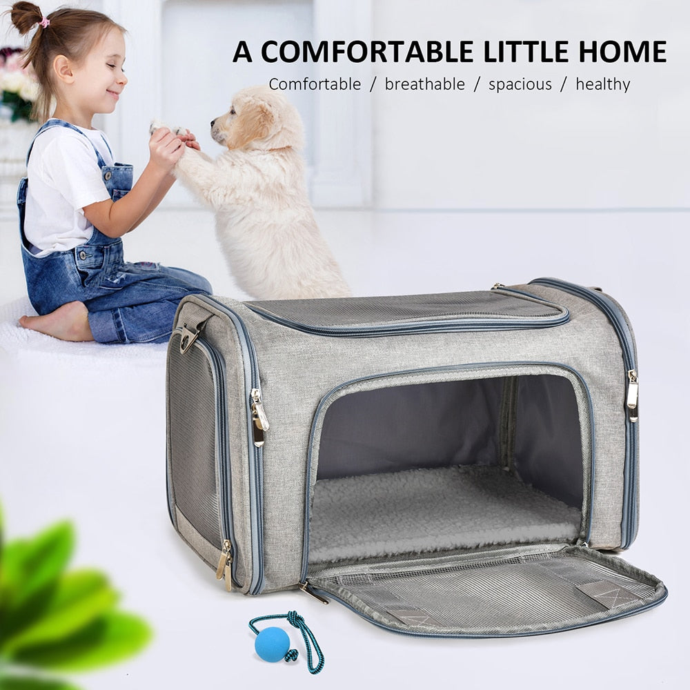 Anniepaw Airline Approved Soft Side Dog Carrier Backpack for Small Pets