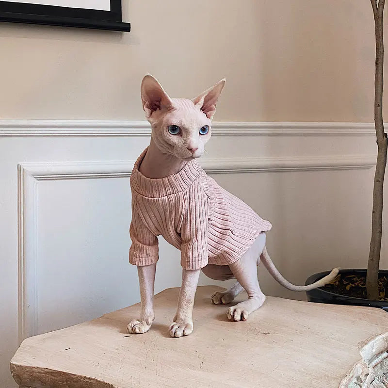 Anniepaw Hairless Cat Winter Cotton Outfit Sphinx Clothes