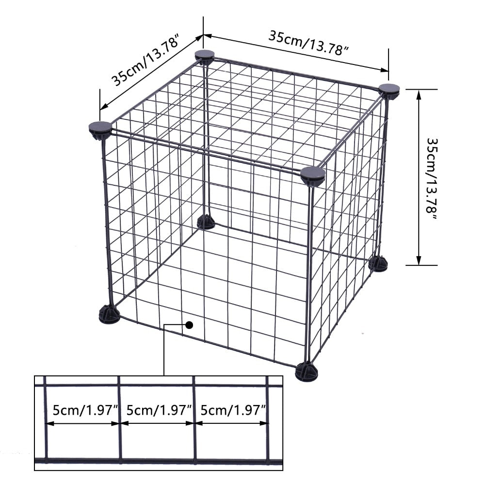 Anniepaw DIY Pet Playpen Multi-functional Kennel for Small Animals