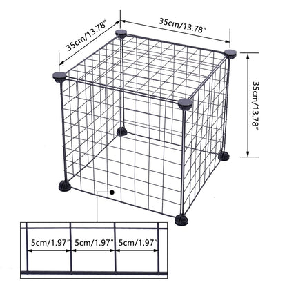 Anniepaw DIY Pet Playpen Multi-functional Kennel for Small Animals