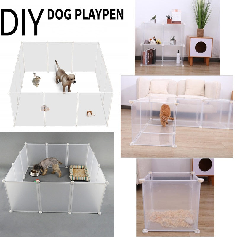 Anniepaw DIY Pet Playpen Multi-functional Kennel for Small Animals