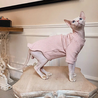 Anniepaw Hairless Cat Winter Cotton Outfit Sphinx Clothes