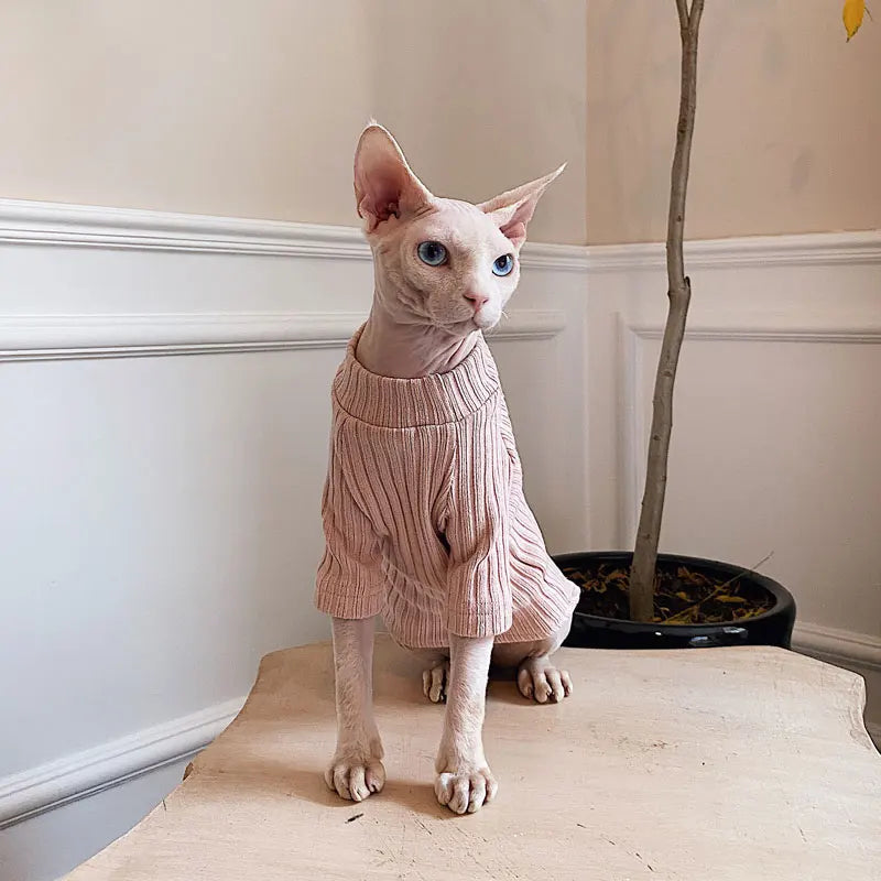 Anniepaw Hairless Cat Winter Cotton Outfit Sphinx Clothes