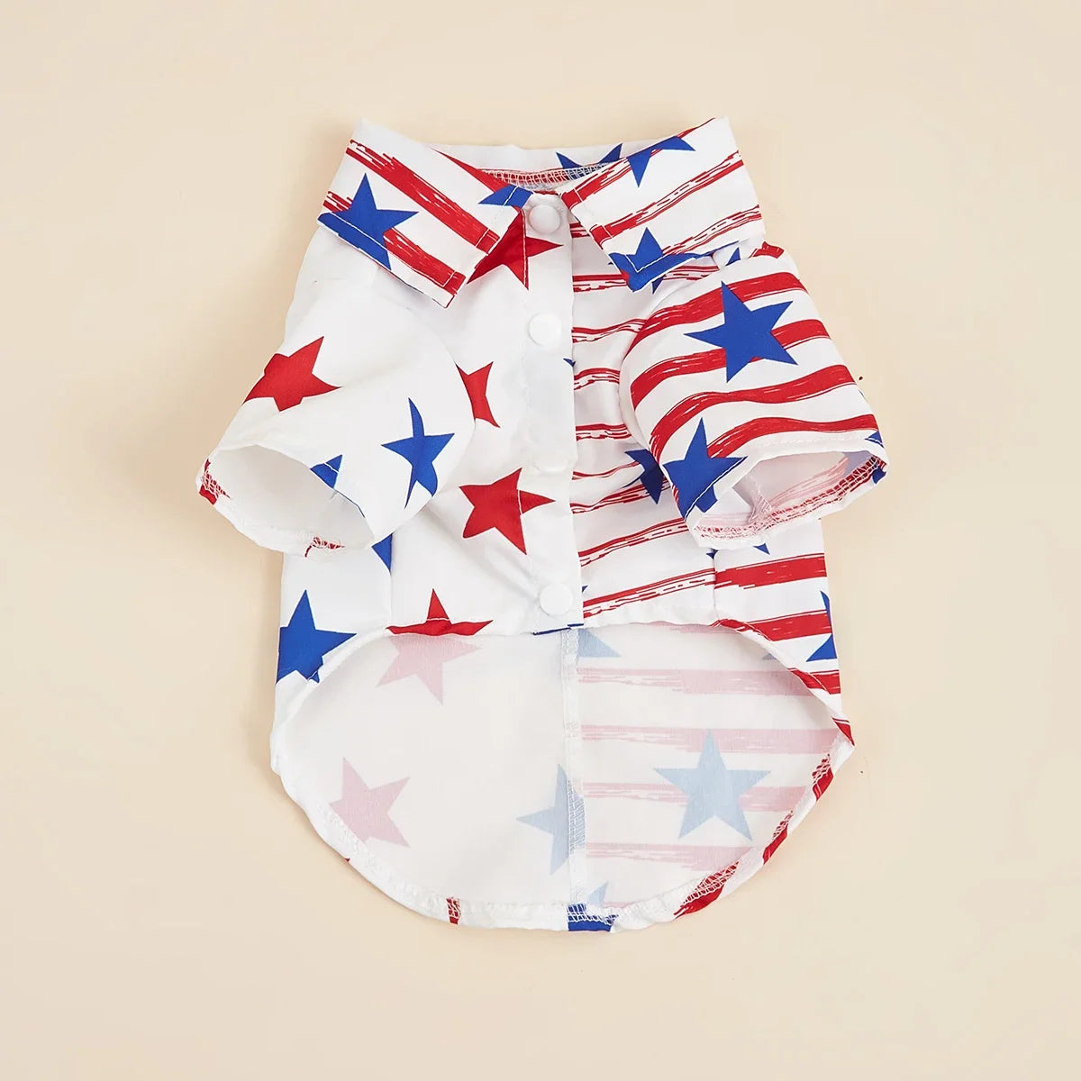 Striped Dog Shirt,American Flag Star Dog Clothes for Small Dogs Girl Boy Costume Puppy Onesie Pet Cat Outfit Independence Day