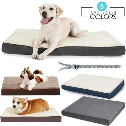 Memory Foam Dog Bed - Removable Washable Mattress for Large Dogs AnniePaw Wear