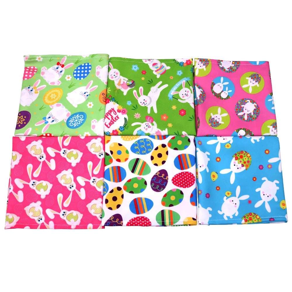 AnniePaw 30pcs Easter Rabbit Dog Bandanas Scarf for Small Dogs Pet Grooming Accessories