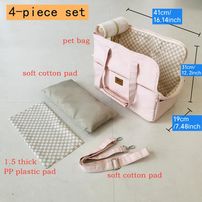 Anniepaw Portable Pet Carrier Nonslip Safe Bed