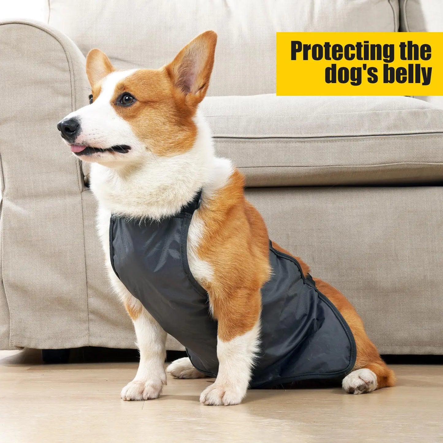 Anniepaw Dog Belly Cover Breathable Waterproof Washable