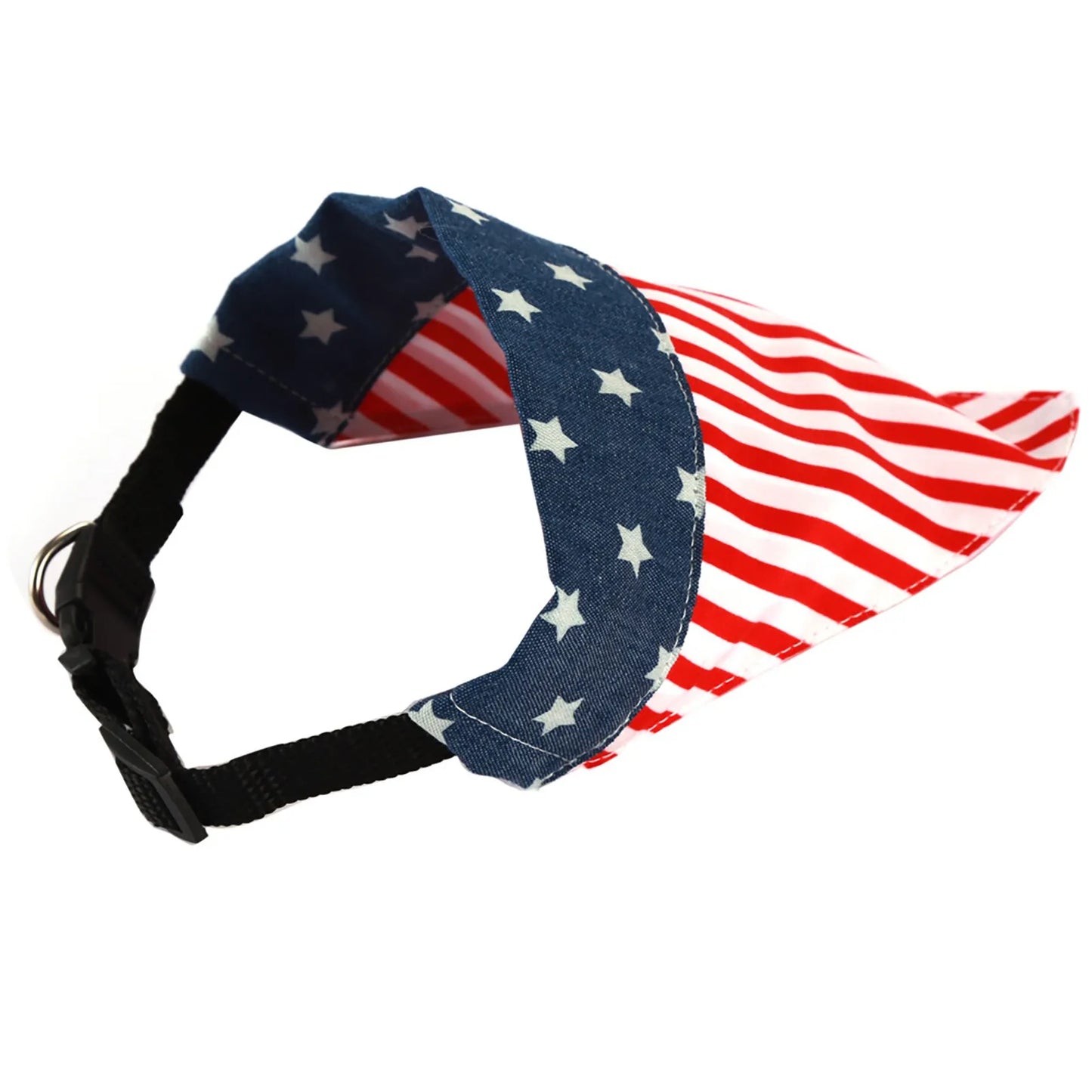 Puppy Towel Dog Bandana With American Flag Independence Day Decoration Dog Dress Up Collar Bib Pet Dog Adjustable Decoration