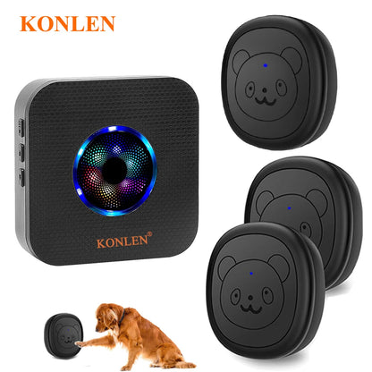 Wireless Dog Doorbell - Smart Chime Button for Potty Training & Outdoor Access AnniePaw Wear