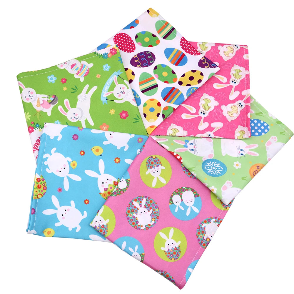 AnniePaw 30pcs Easter Rabbit Dog Bandanas Scarf for Small Dogs Pet Grooming Accessories