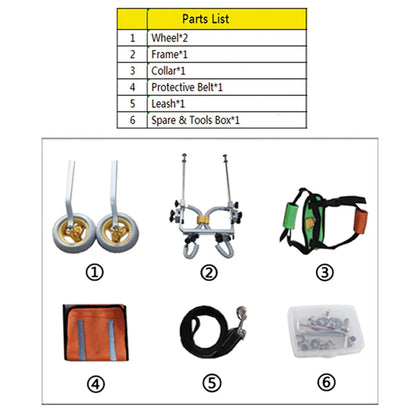 AnniePaw Upgraded Pet Wheelchair - Mobility Aid for Dogs