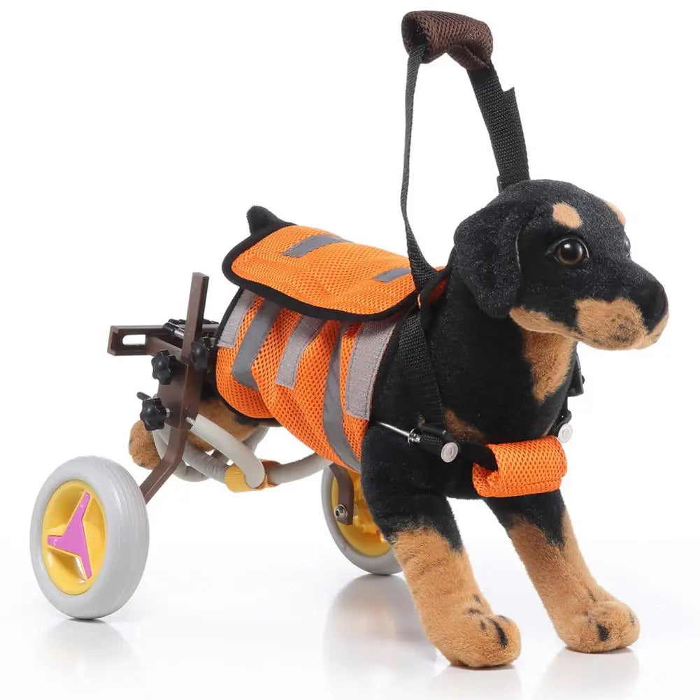 AnniePaw Adjustable Pet Wheelchair for Rehabilitation Walking Aid