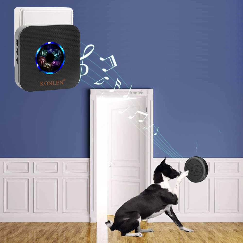 Wireless Dog Doorbell - Smart Chime Button for Potty Training & Outdoor Access AnniePaw Wear