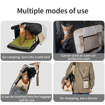 Anniepaw Soft Portable Breathable Carrier Safety Zippers