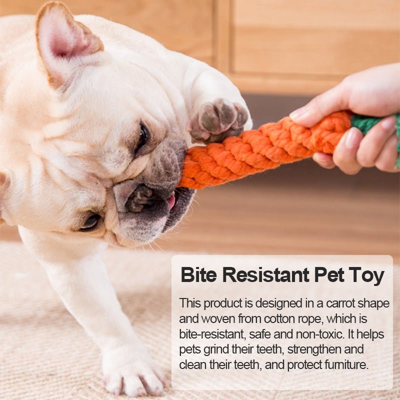 1pc Pet Dog Toys Cartoon Cleaning Teeth Cotton Rope Toy - Annie Paw WeartoyAnniePaw Wear