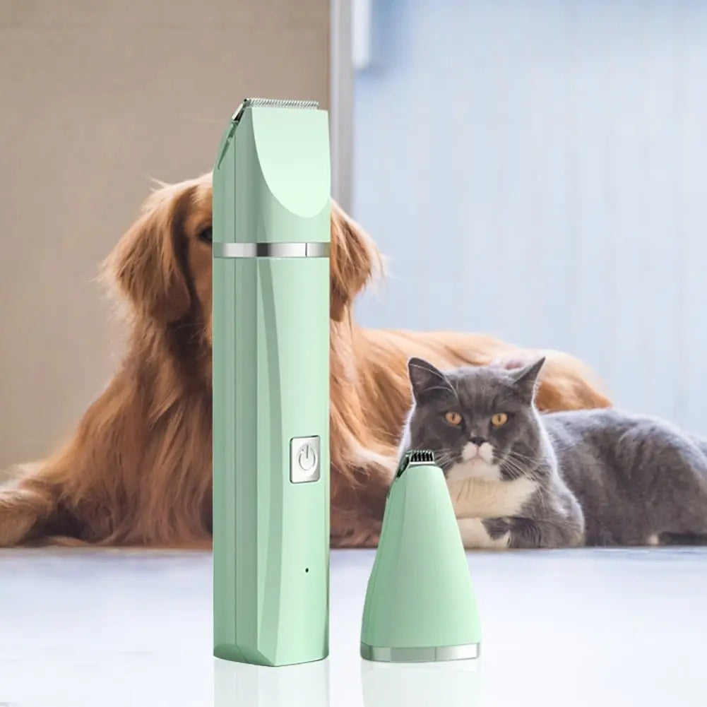 4 in 1 Rechargeable Electric Pet Hair Trimmer Dog Cat Grooming Nail Grinder Cordless Professional Tools - Annie Paw WearHome Dog AccessoriesAnniePaw Wear
