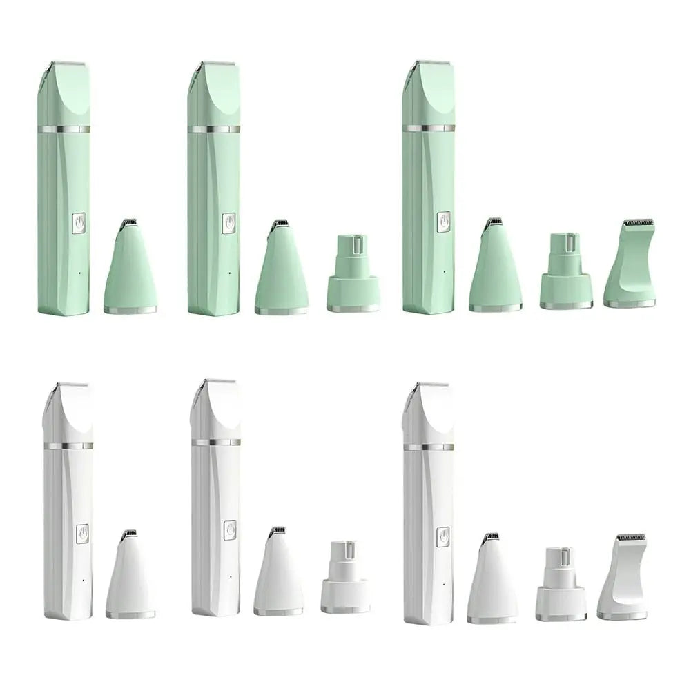 4 in 1 Rechargeable Electric Pet Hair Trimmer Dog Cat Grooming Nail Grinder Cordless Professional Tools - Annie Paw WearHome Dog AccessoriesAnniePaw Wear