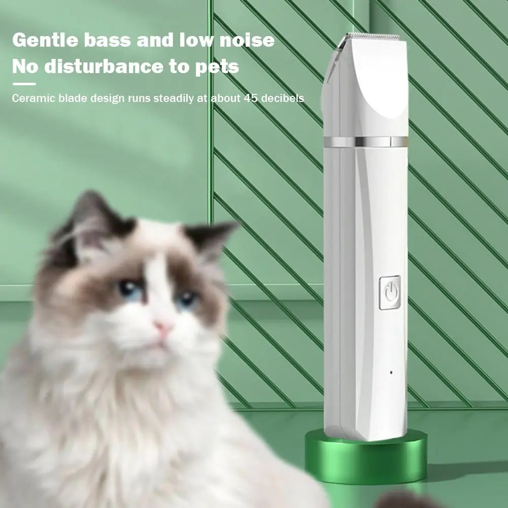4 in 1 Rechargeable Electric Pet Hair Trimmer Dog Cat Grooming Nail Grinder Cordless Professional Tools - Annie Paw WearHome Dog AccessoriesAnniePaw Wear