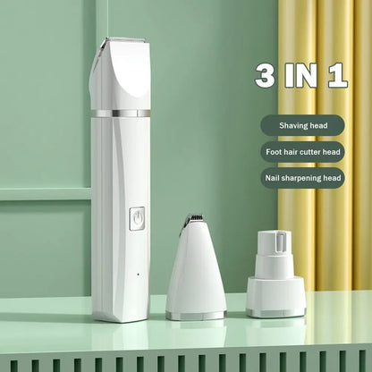 4 in 1 Rechargeable Electric Pet Hair Trimmer Dog Cat Grooming Nail Grinder Cordless Professional Tools - Annie Paw WearHome Dog AccessoriesAnniePaw Wear